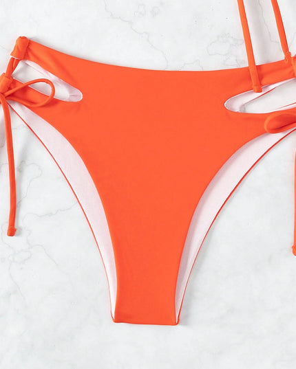 3 Pieces Women's Beach Scenery Letter Print Swimsuit | ZAKAPOP