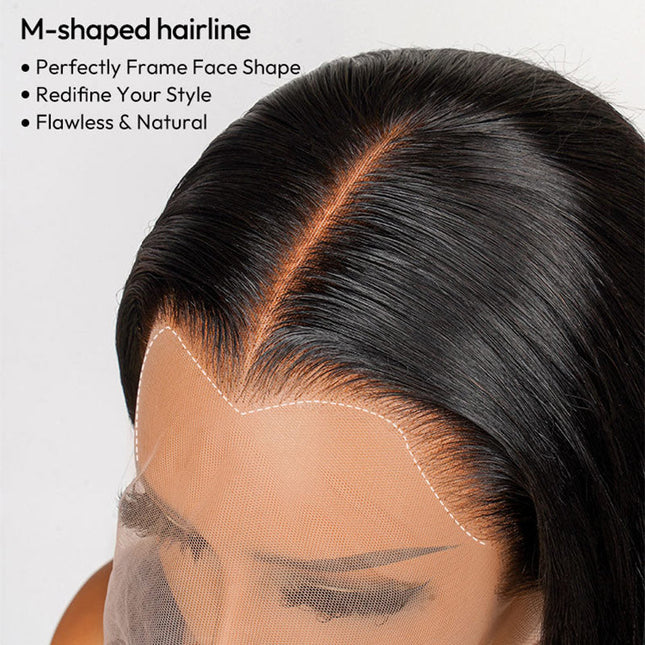 Flawless M- shaped Hairline Body Wave Wig 13x6 PartingMax HD Lace Front Wig junoda