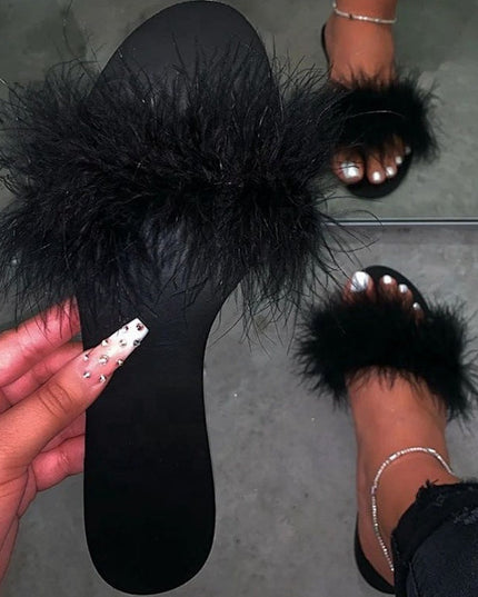 Maomao flat slippers