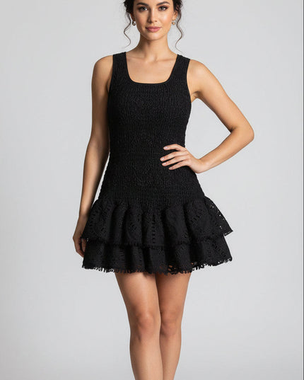 Jessica Bara Vaira Ruffle Mini Dress JESSICA BARA