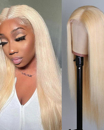 Clearance 613 Blonde 13x4 Lace Front Wig Straight Human Hair Wigs Human Hair Wigs junoda