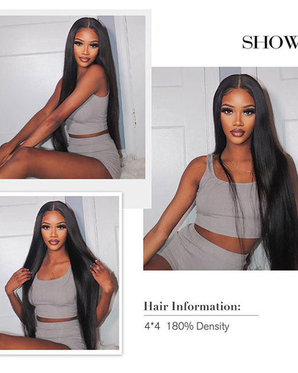 LisaJemide Recommend Junoda Hair Straight 4x4 Lace Closure Wig  Fast Shipping junoda