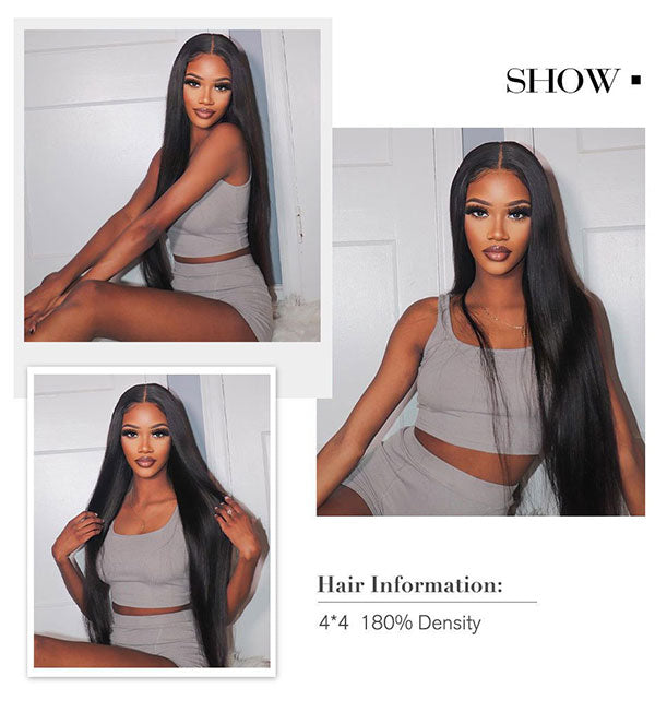 LisaJemide Recommend Junoda Hair Straight 4x4 Lace Closure Wig  Fast Shipping junoda
