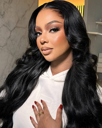 Flawless M- shaped Hairline Body Wave Wig 13x6 PartingMax HD Lace Front Wig junoda