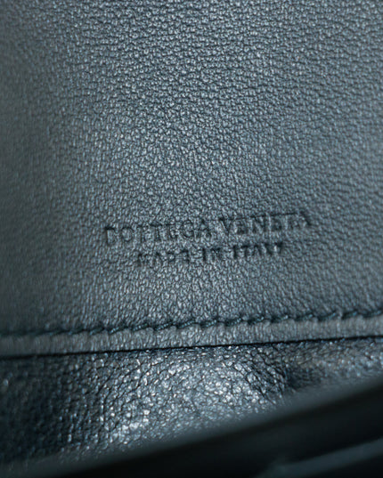 Bottega Veneta Intrecciato Black Bifold Long Wallet #5197