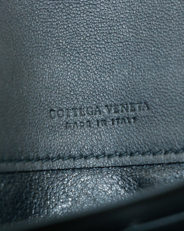 Bottega Veneta Intrecciato Black Bifold Long Wallet #5197