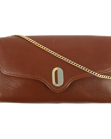 Christian Dior Red Leather Chain Shoulder Bag #5871
