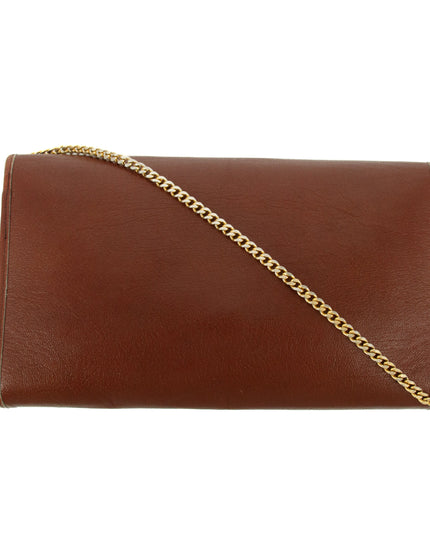 Christian Dior Red Leather Chain Shoulder Bag #5871