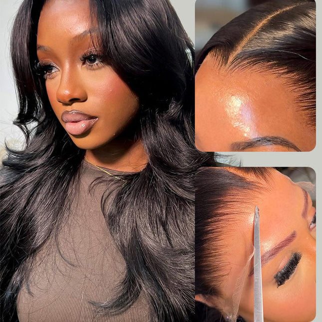 Flawless M- shaped Hairline Body Wave Wig 13x6 PartingMax HD Lace Front Wig junoda