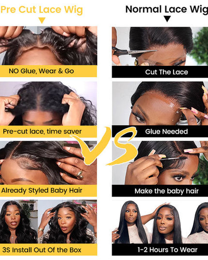 [BOGO] Junoda Pre-Cut Lace Reddish Brown Jerry Curly Quick & Easy Wear Go Glueless Wig junoda