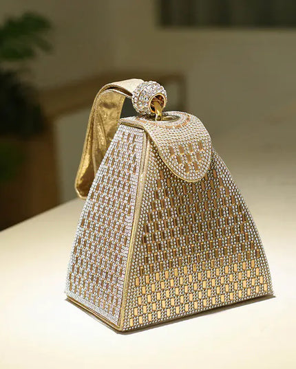 Luxury Diamond Clutch Bag for Women - Evening Purse