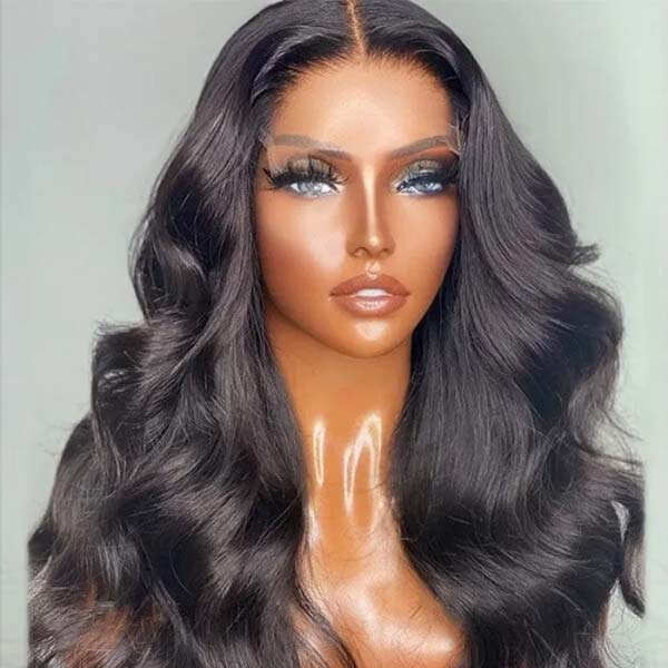 Junoda Body Wave 6x6 Lace Closure Wig Transparent/HD Lace Wig Skin Melt Well junoda