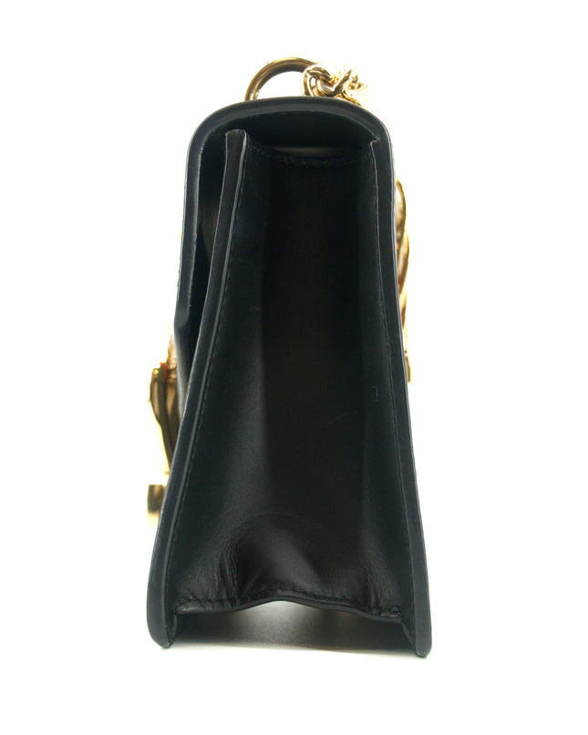 Gucci Black Sylvie  Small Chain Shoulder Bag #7691