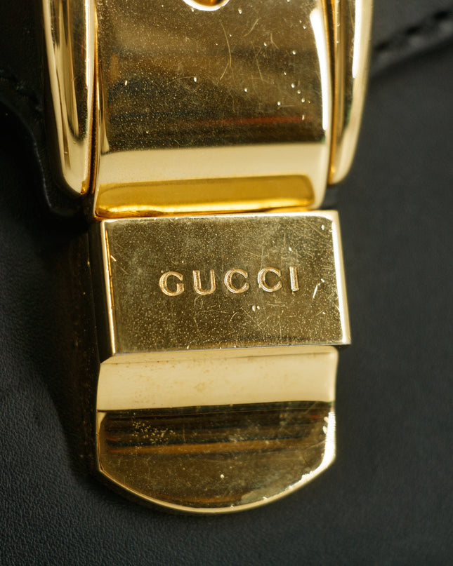 Gucci Black Sylvie  Small Chain Shoulder Bag #7691