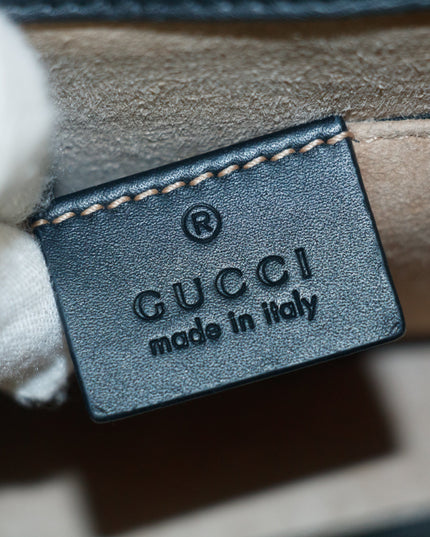 Gucci Black Sylvie  Small Chain Shoulder Bag #7691