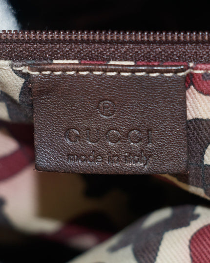 Gucci Brown Abby Guccisima Leather Crossbody Bag #7706