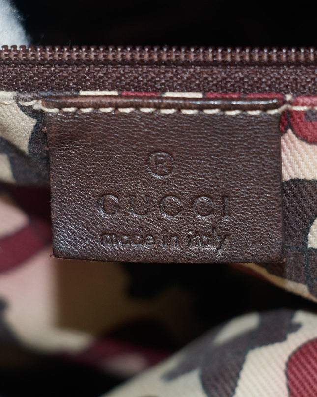 Gucci Brown Abby Guccisima Leather Crossbody Bag #7706