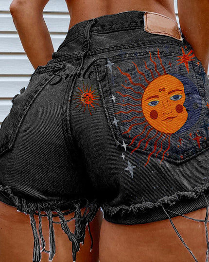 Women's Casual Fashion Vintage Denim Shorts