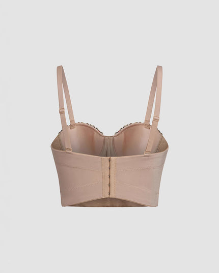 Spaghetti Strap Bralette with Gathered Design Get DreSsT with Elise LLC
