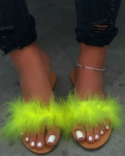 Maomao flat slippers