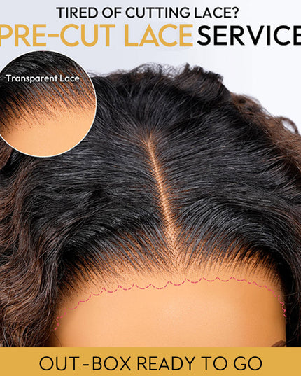 Ombre Brown And Honey Brown Jerry Curly Wig Ready To Go 7x4 Lace Frontal Wig Human Hair junoda