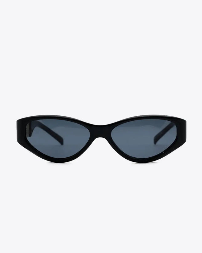 Chain Detail Cat Eye Sunglasses – UV400 Fashion Shades