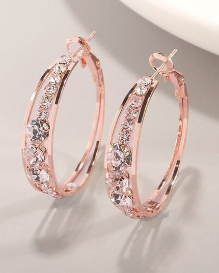 European And American Air Drill Mosaic Women's Earrings