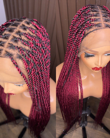 Twist braided wig all color