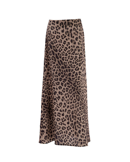 Leopard Print Mermaid Skirt
