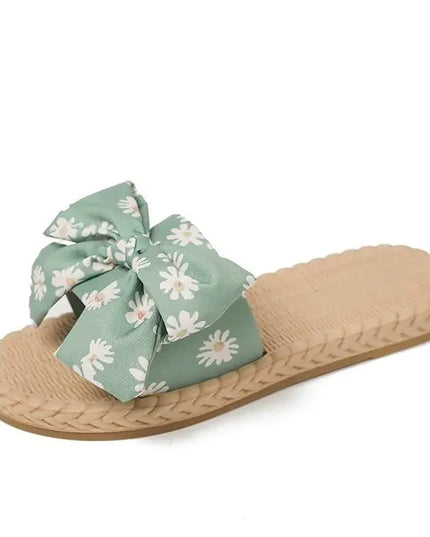 Women's Summer Flat Beach Casual Sandals - Slip-On Style