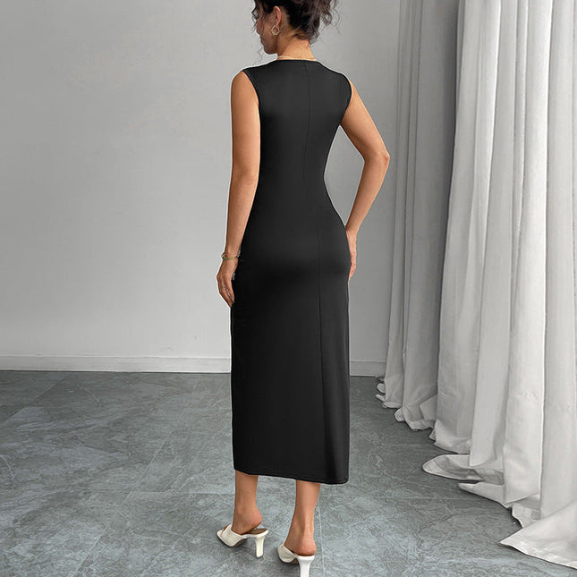 Spring And Summer European And American Style Elegant Slim Fit Dress