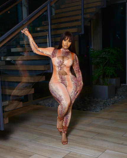Snake Skin Jumpsuit