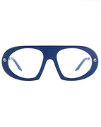 Navy Blue+Clear Lens
