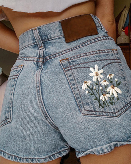 Women's High Waist Fashion Denim Shorts