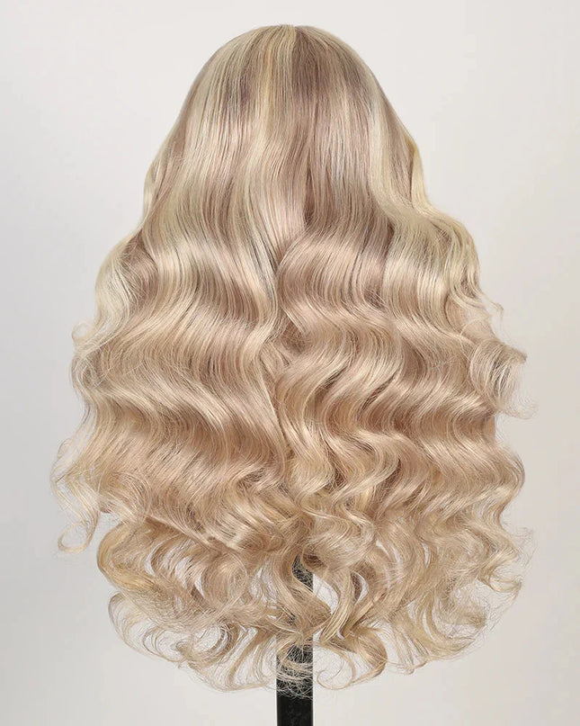Arabella Human Hair 13x6 Glueless Highlight Blonde 100% Human Hair Lace Frontal Wigs Body Wave Lace Wig Brazilian Hair For Woman