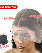 180 Density / 13x6 HD Lace Wig / United States|16inches