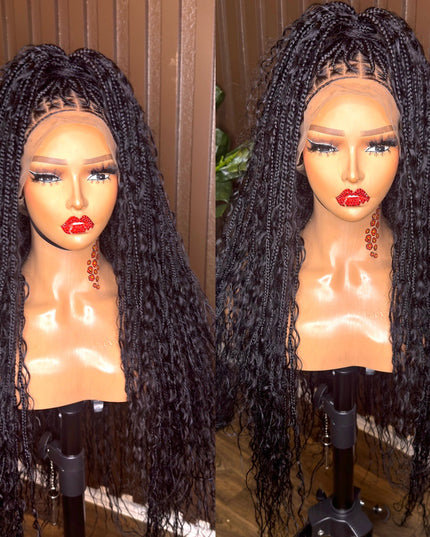Human hair boho braids