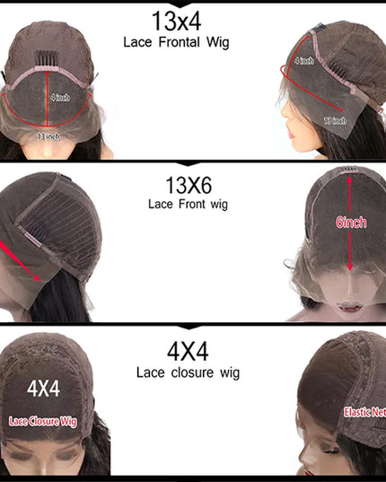 13x6 Kinky Curly Lace Front Human Hair Wigs For Black Women 13x4 Curly Lace Frontal Wig With Bang 4x4 Lace Closure Wig 250% Remy
