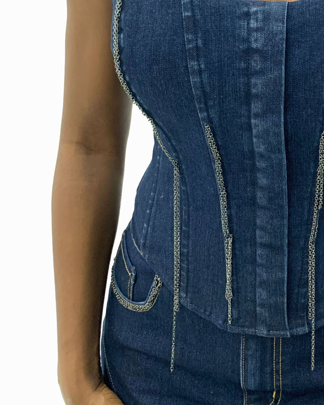 Chain Link Bustier
