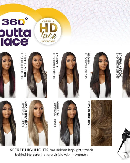 Sensationnel Glueless Butta 360 HD Lace Front Wig Unit 5 - 360 Lace, Glueless, Pre-Plucked Hairline