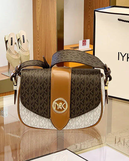 New Women's Leather Saddle Bag