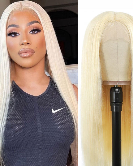 Clearance 613 Blonde 13x4 Lace Front Wig Straight Human Hair Wigs Human Hair Wigs junoda