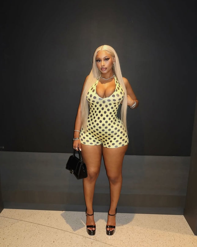 Dot Me Down Romper
