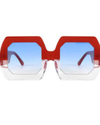 Red and Clear with Blue Lens