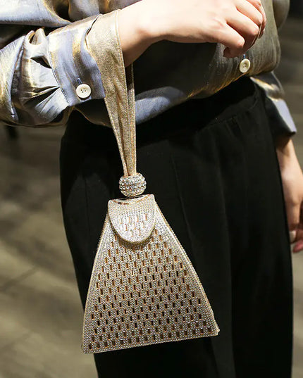 Luxury Diamond Clutch Bag for Women - Evening Purse