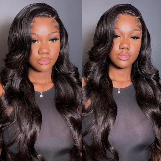 Junoda Body Wave Lace Front Wig Affrodable Pre Cut Lace Wear Go Glueless Wig junoda