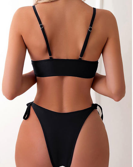 Butterfly Print Sexy Open Back Fashion Bikini  | ZAKAPOP