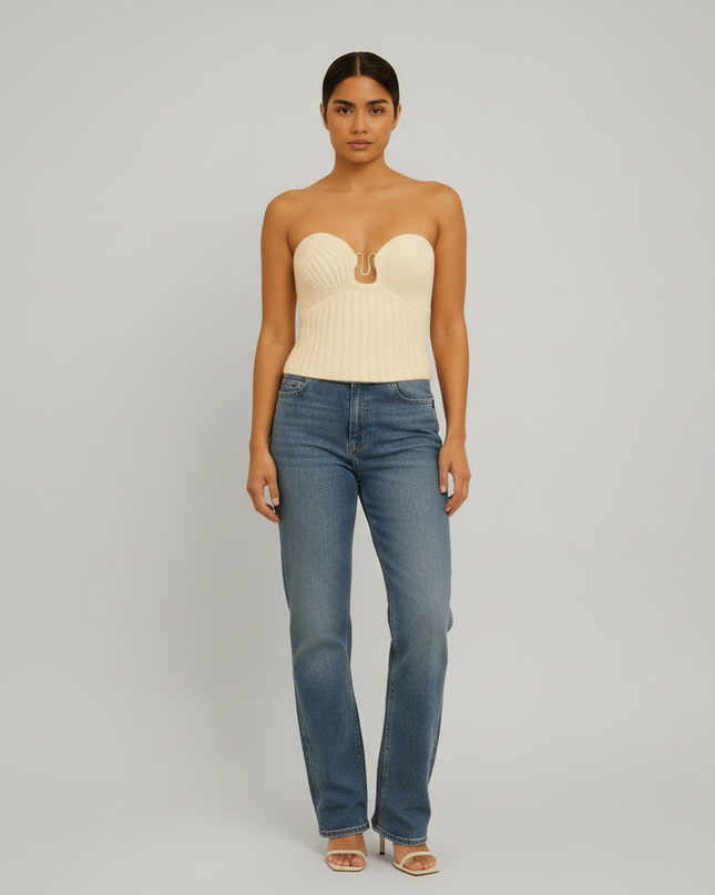 Sleek Knit Tube Top