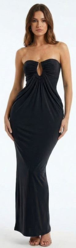 Glamour With Modern Construction Maxi Dress Tigbul's Variety Fashion Shop
