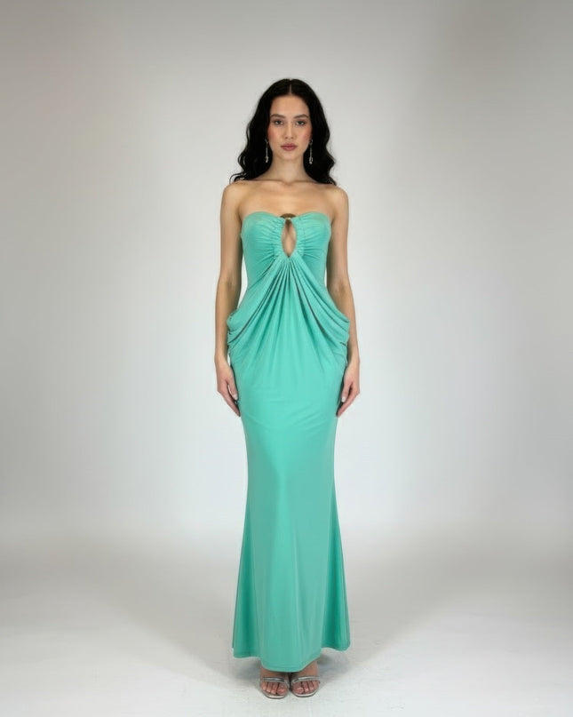 Glamour With Modern Construction Maxi Dress Tigbul's Variety Fashion Shop
